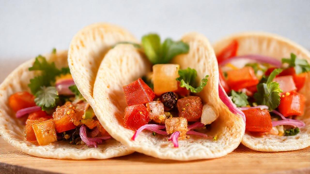 Tortillas saludables apetitosas y frescas