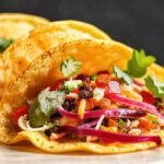 Tortillas veganas apetitosas