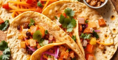 Tortillas mexicanas son deliciosas y vibrantes