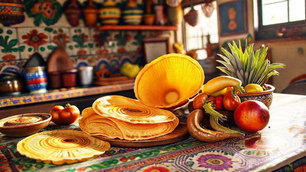 Cocina latina vibrante y alegre