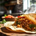 Tortillas de garbanzo veganas