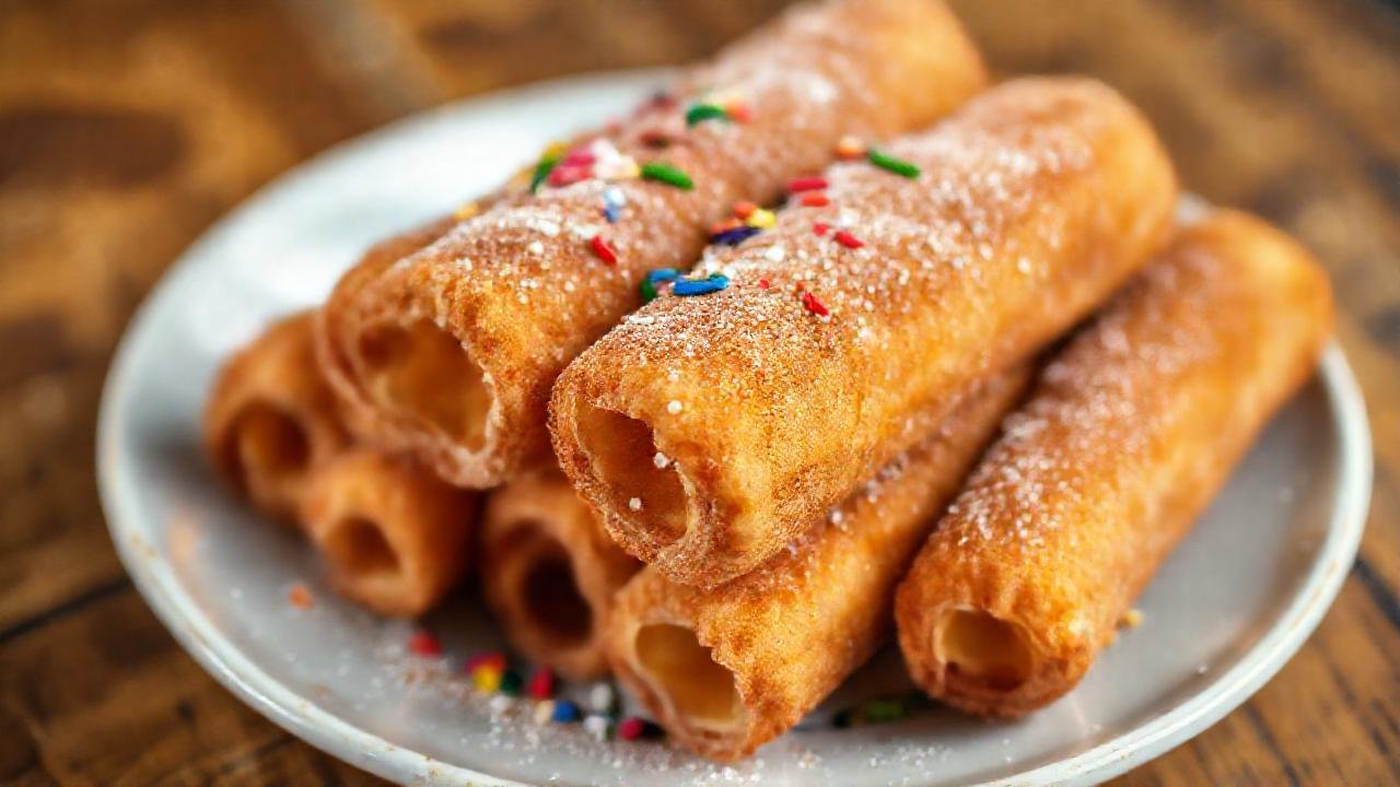 Churros veganos, dorados y deliciosos
