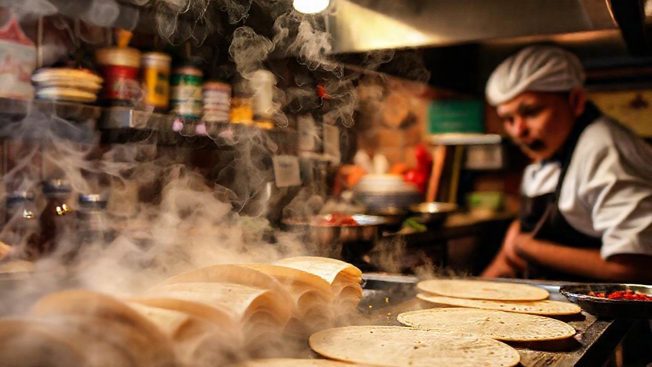 Chef frustrado, tortillas y error en cocina