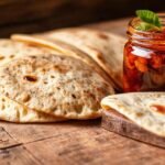 Una mesa rústica ofrece tortillas apetitosas