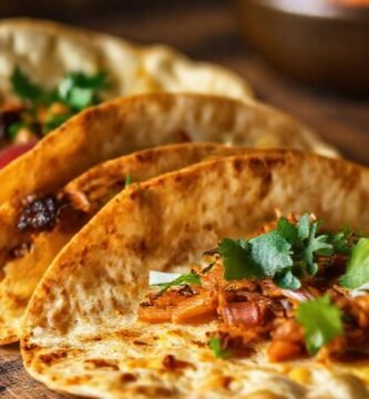 Tortillas veganas crujientes y apetitosas