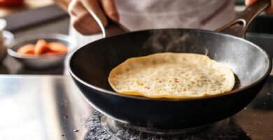 Cocinar una tortilla dorada paso a paso