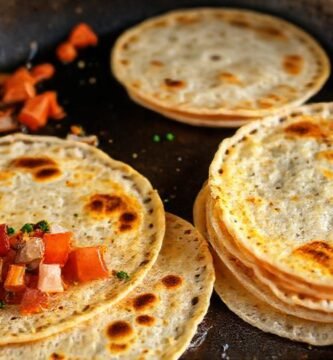 Fotos apetitosas de tortillas cocinándose