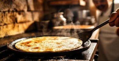 Una cocina rústica