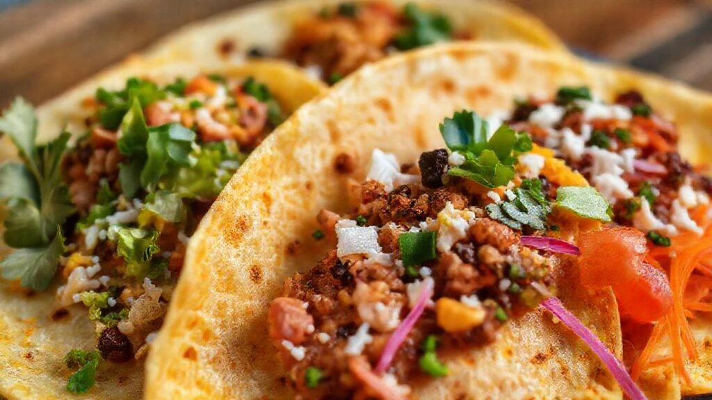 Tortillas coloridas: arte culinario apetitoso