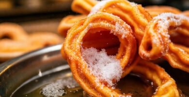 Churros dorados