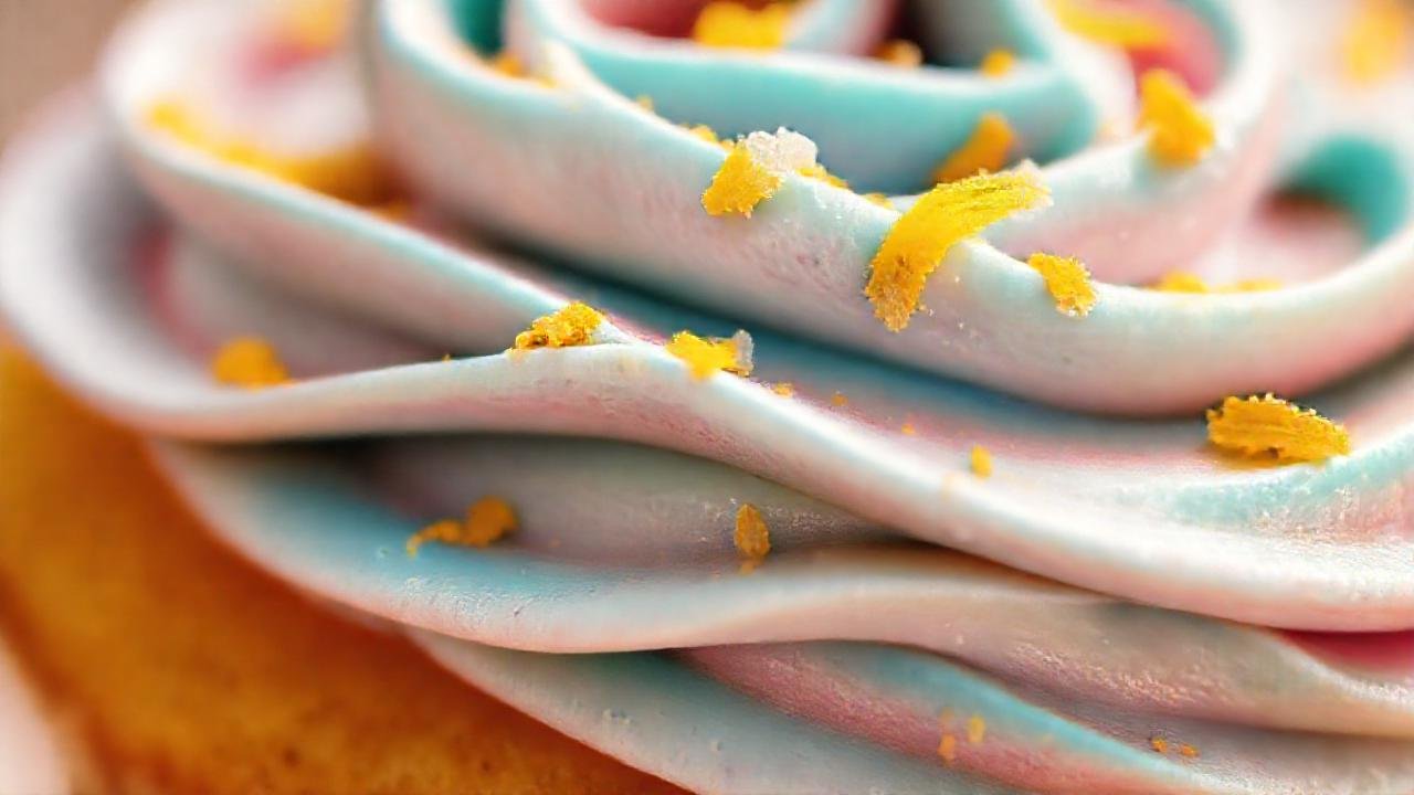 Rociado vegano dulce y apetitoso