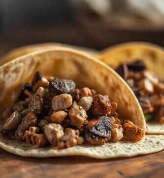 Tortillas rellenas lucen apetitosas y cálidas