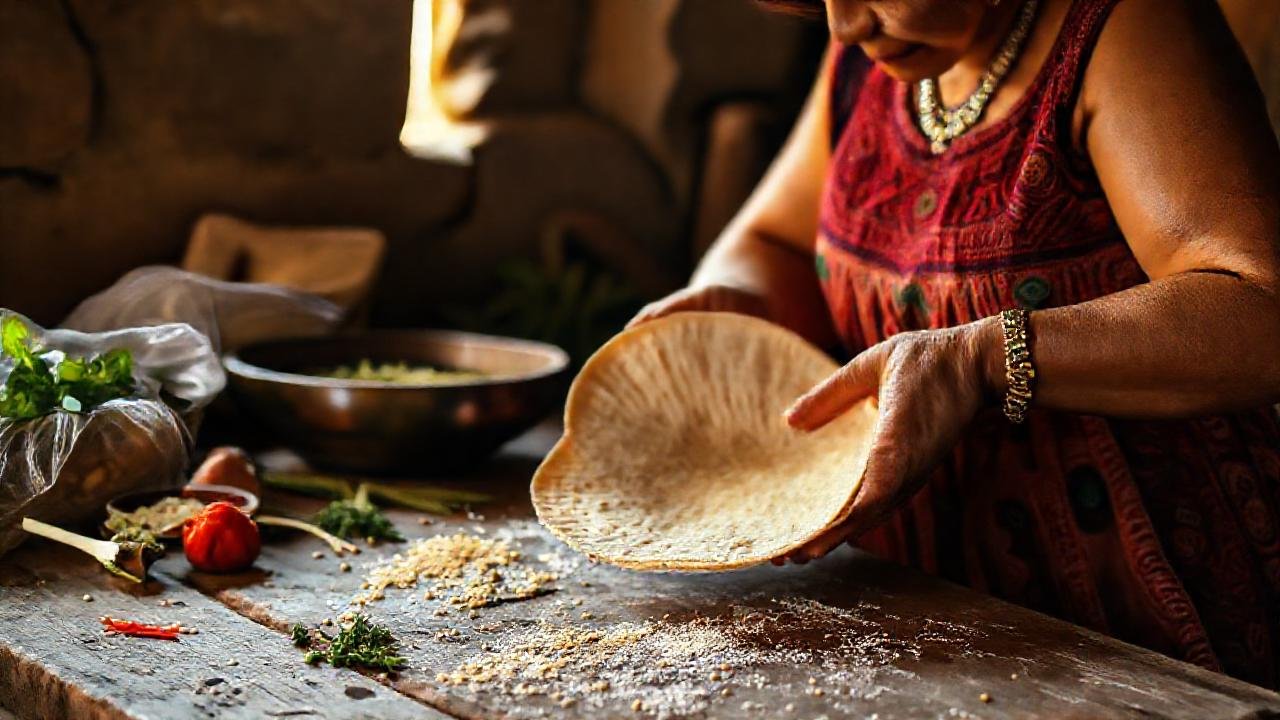 Tortillas artesanales mexicanas, cálidas y coloridas