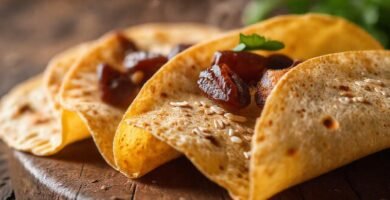 Tortillas y avena apetecibles