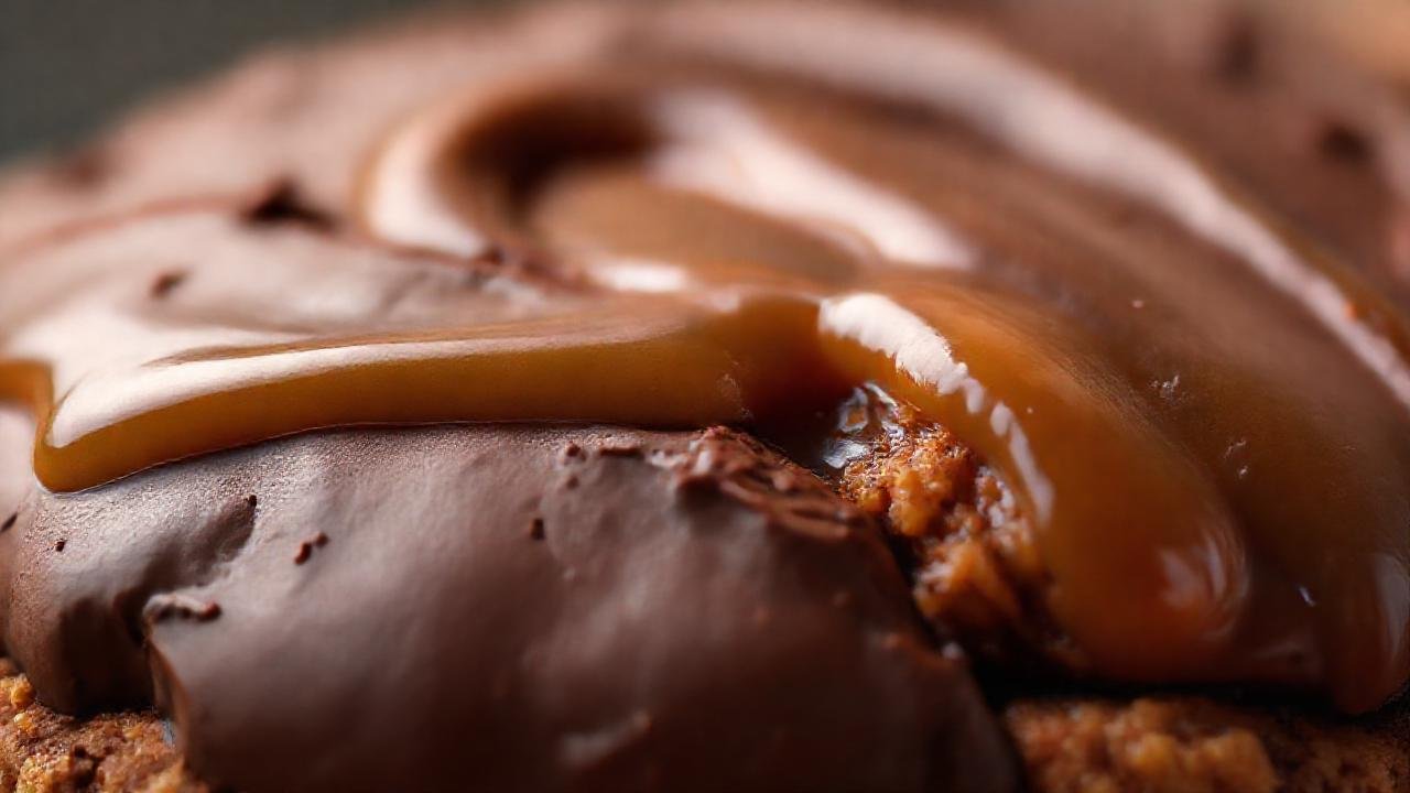 Chocolate vegan y texturas apetitosas brillan