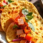 Tofu tortillas veganas