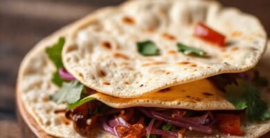 Tortillas veganas keto