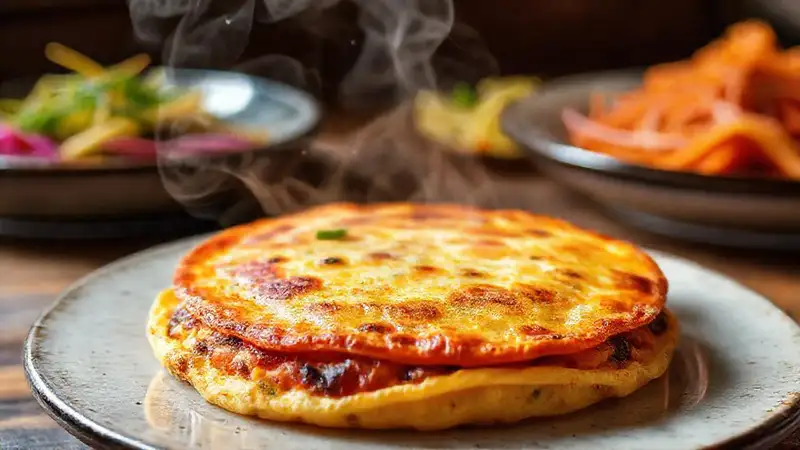Tortilla coreana: belleza y sabor
