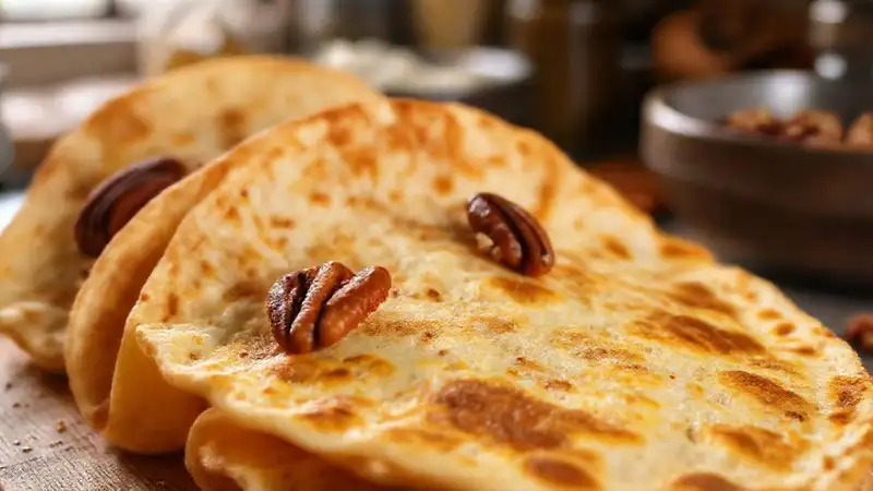 Tortillas de miel doradas