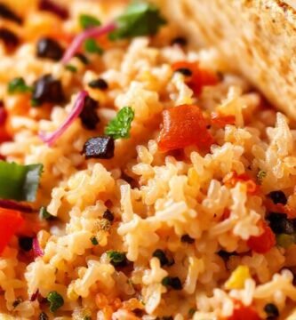 Tortilla vegana apetitosa