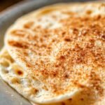 Tortillas cálidas con azúcar y canela