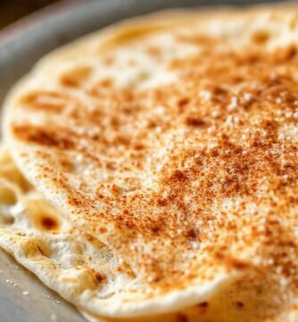Tortillas cálidas con azúcar y canela