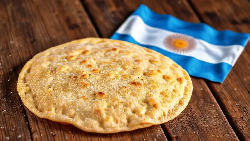 Una tortilla dorada sobre madera rústica