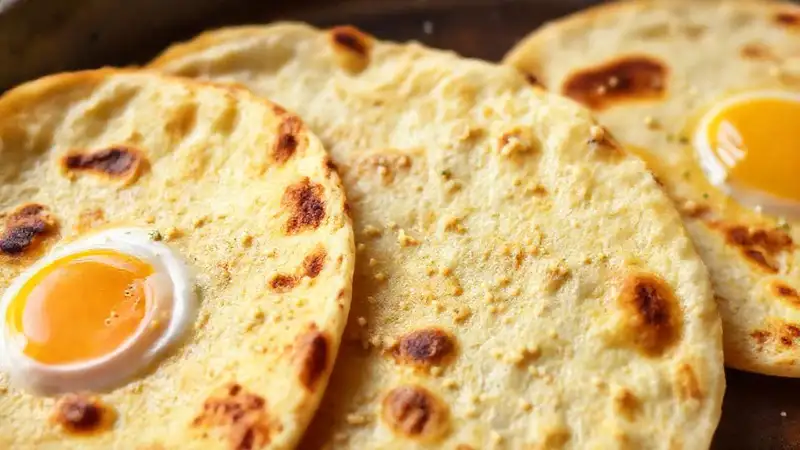 Receta tradicional saludable de tortillas coloridas