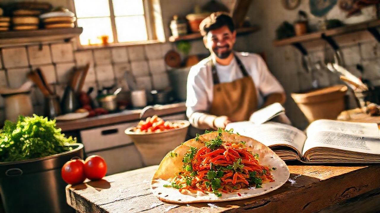 Una cocina cálida prepara comida deliciosa