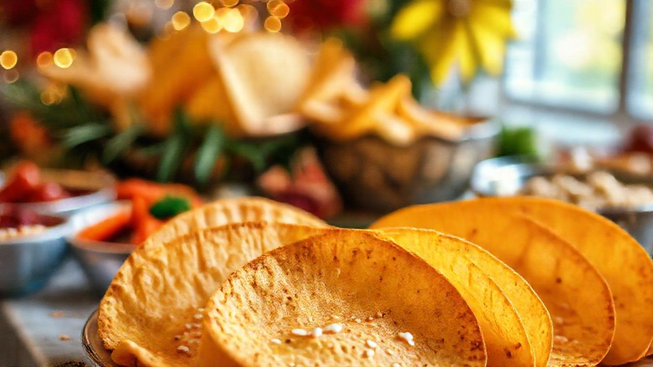 Tortillas doradas, celebración sin gluten y apetitosas