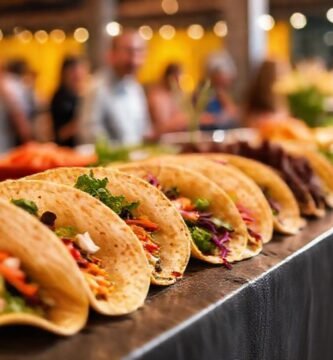 Tortillas veganas brillan en un evento alegre