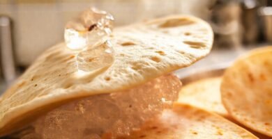 Tortillas se calientan