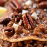 Una tortilla con chocolate y nueces es deliciosa