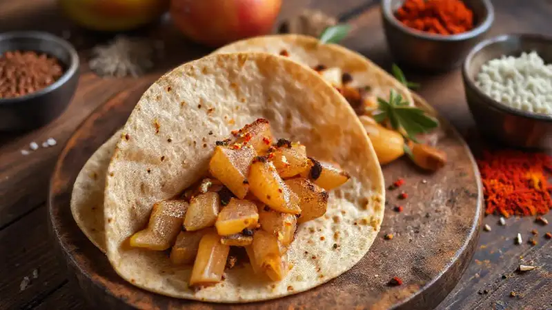 Tortillas veganas, dulces y coloridas