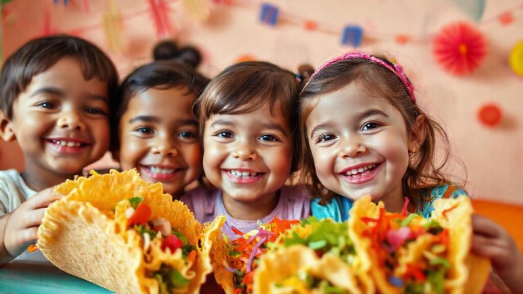Tortillas vibrantes celebran la alegría infantil