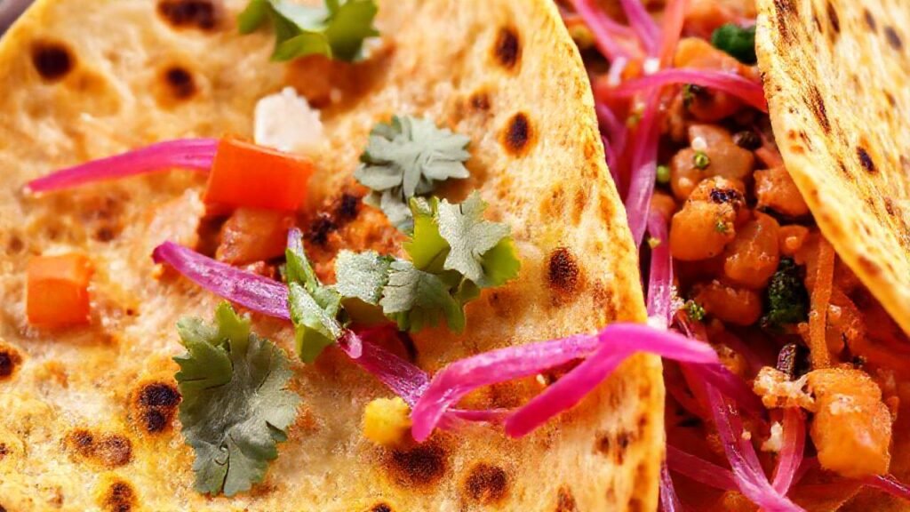 Tortillas veganas vibrantes