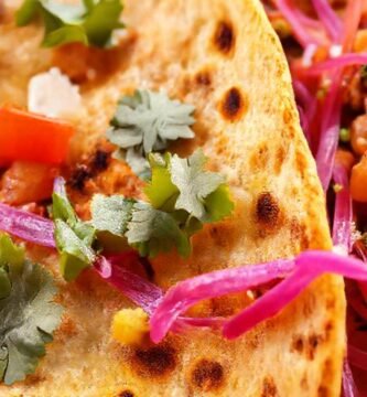Tortillas veganas vibrantes