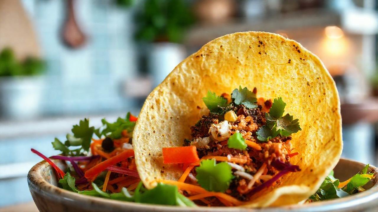 Tortilla vegana: colorida, apetitosa y cultural