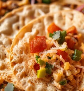 Tortillas deliciosas y coloridas