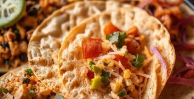 Tortillas deliciosas y coloridas