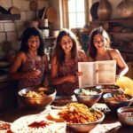 Una cocina cálida celebra la comida alegre