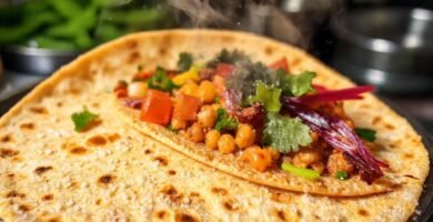 Tortillas de garbanzo apetitosas