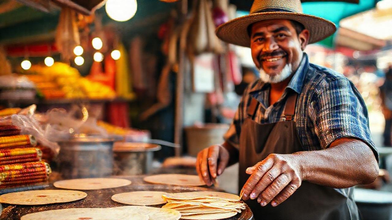 México callejero: tortillas chispeantes y auténticas