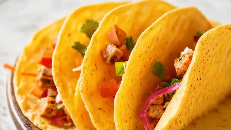 Tortillas veganas vibrantes: una imagen apetitosa