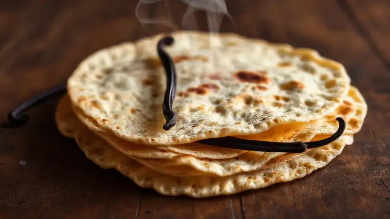 Tortilla vintage, aroma y textura cálida
