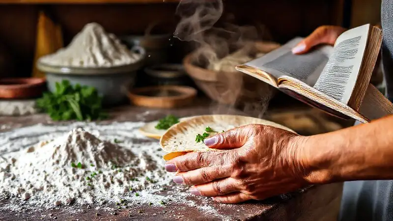 Una cocina cálida prepara tortillas aromáticas