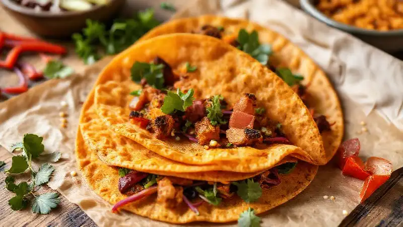 Tortillas de boniato veganas
