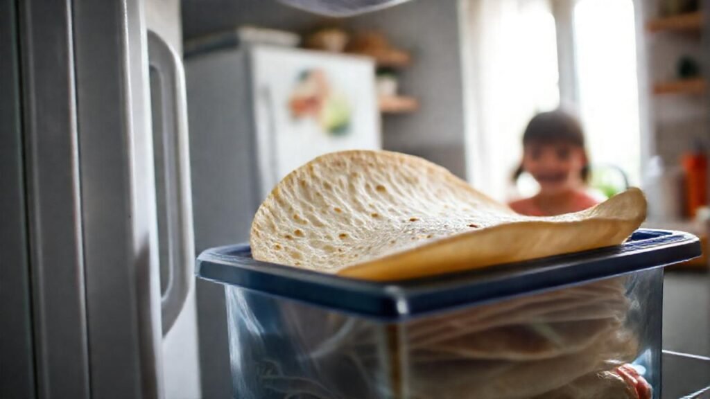 Tortillas veganas frescas para una familia feliz