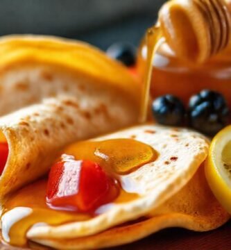 Un postre dulce y apetitoso