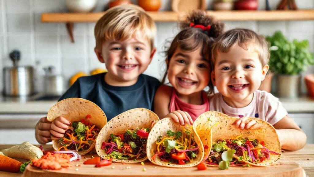 Tortillas coloridas: alegría vegana en cocina